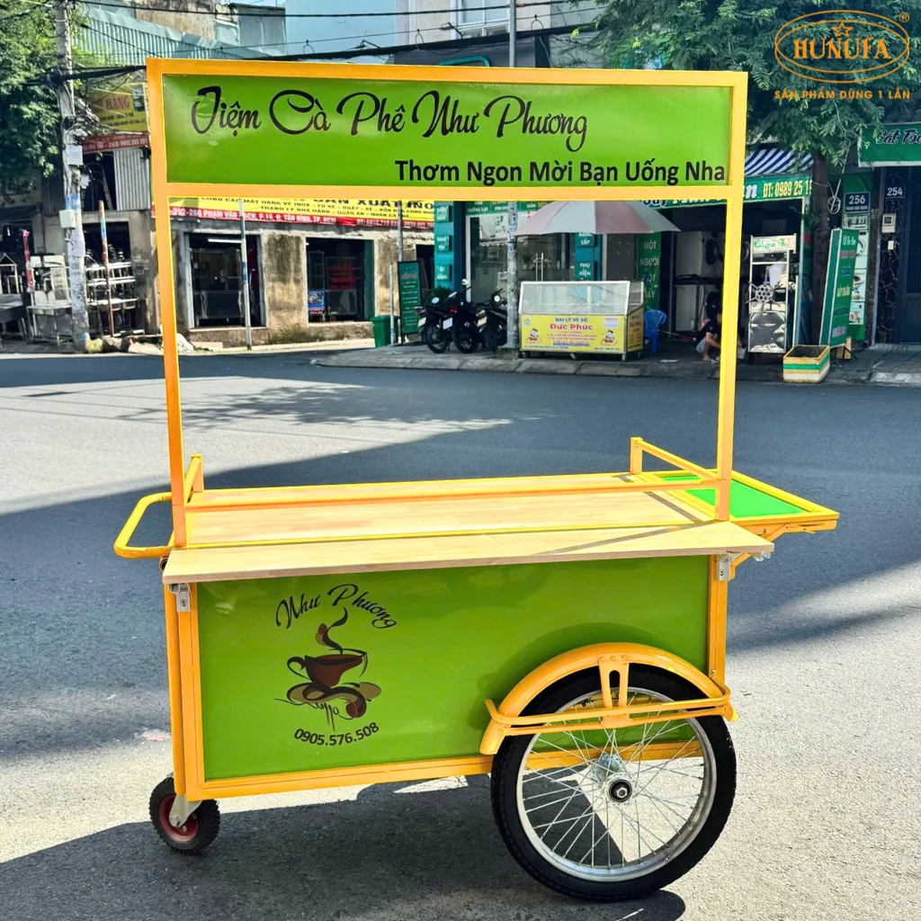 xe bán cà phê take away