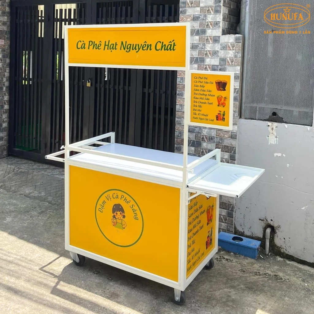 xe bán cà phê take away