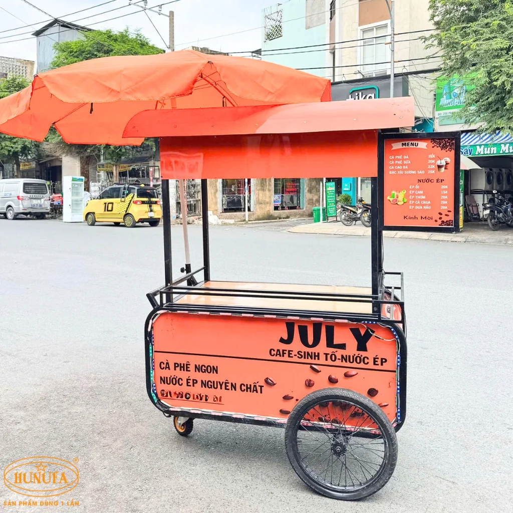 xe bán cà phê take away