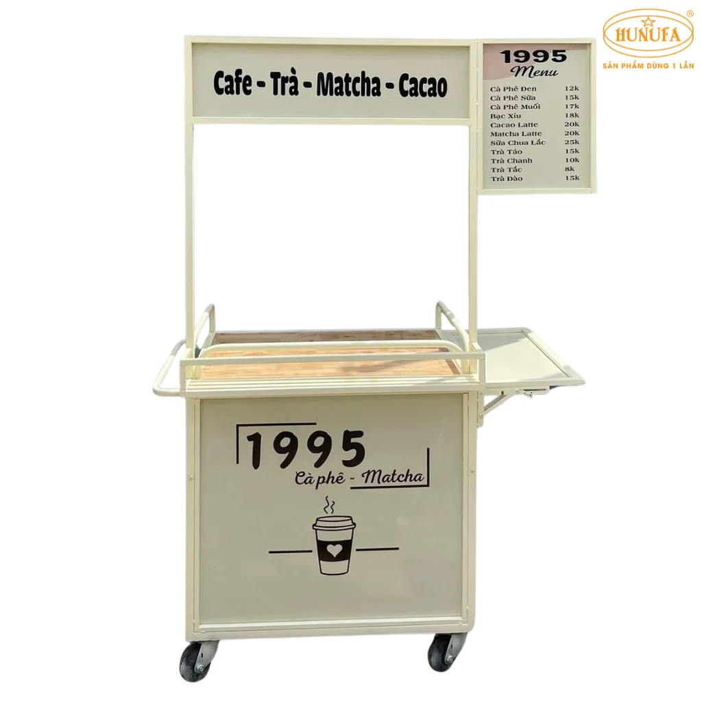 xe bán cà phê take away