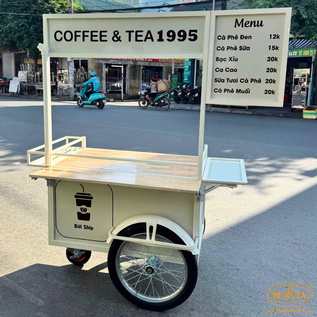 xe bán cà phê take away