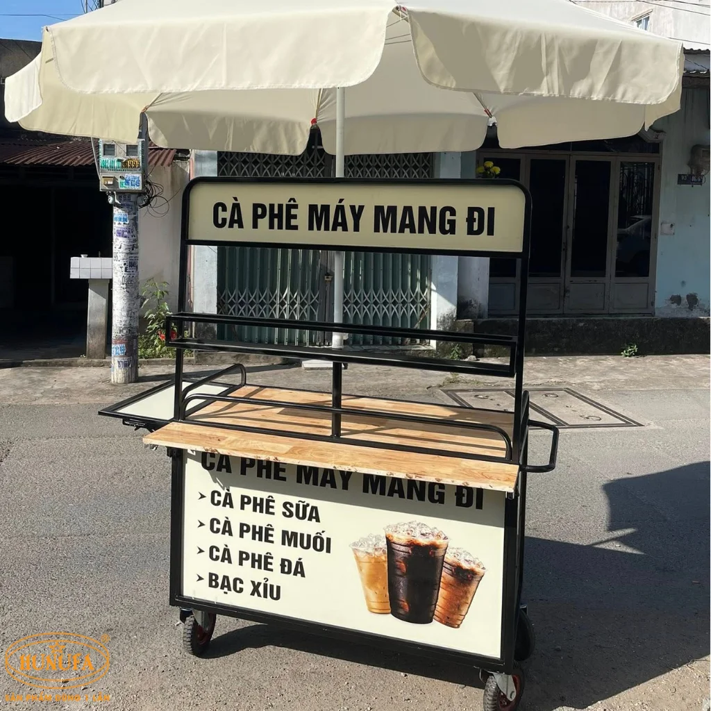 xe bán cà phê take away