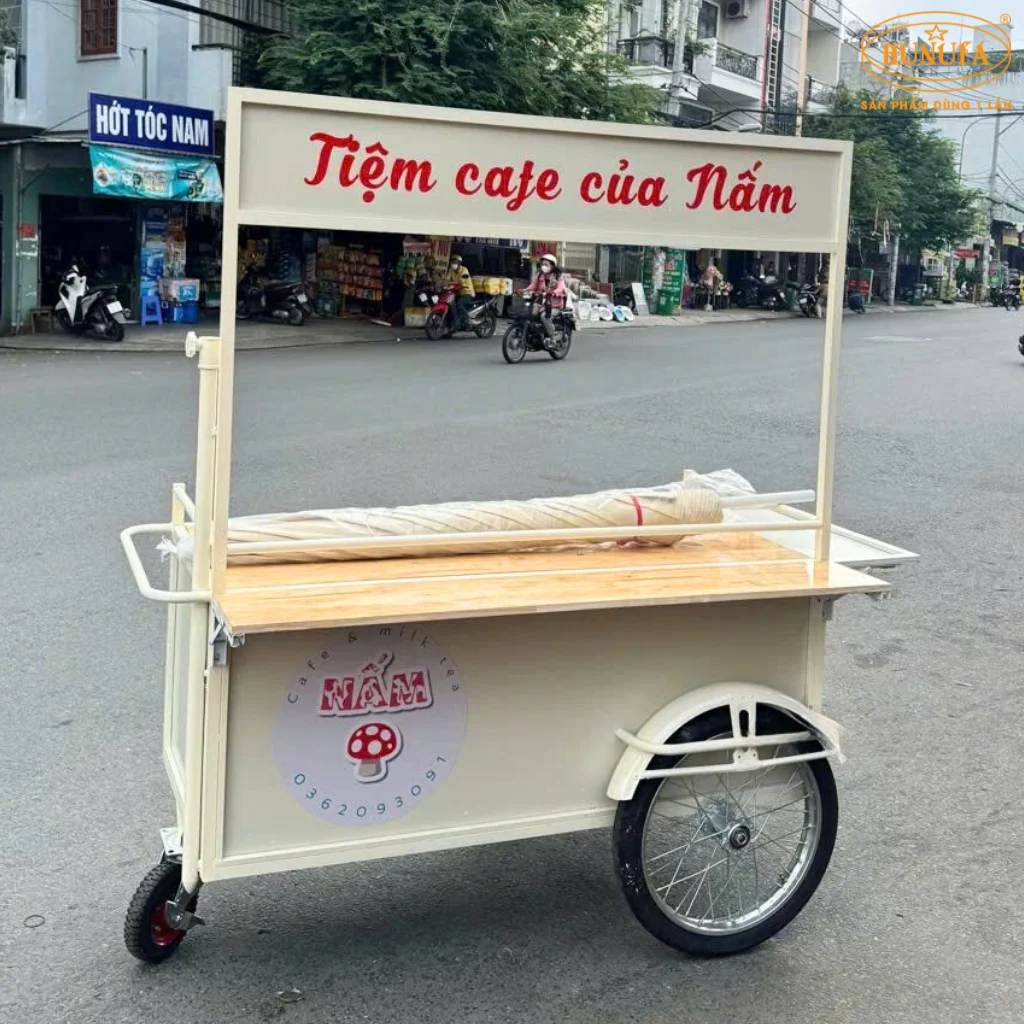 xe bán cà phê take away