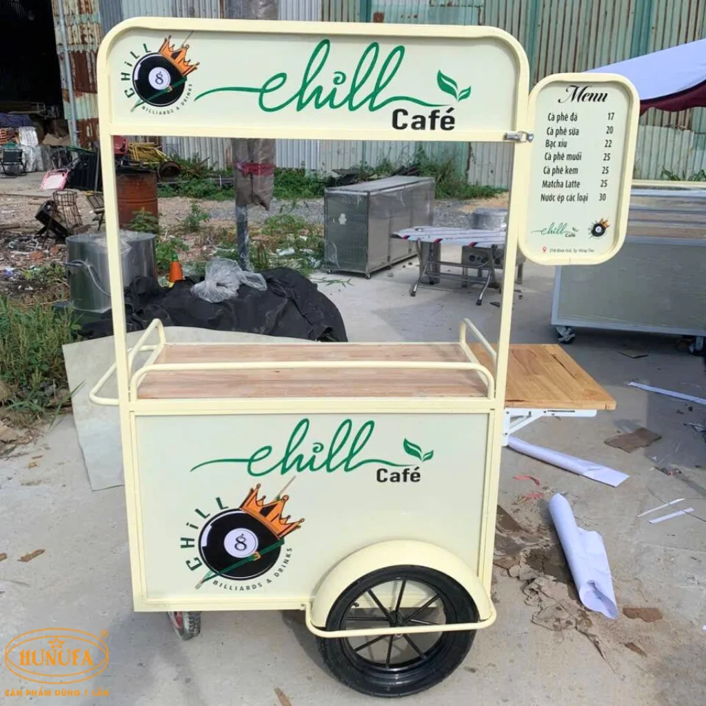 xe bán cà phê take away
