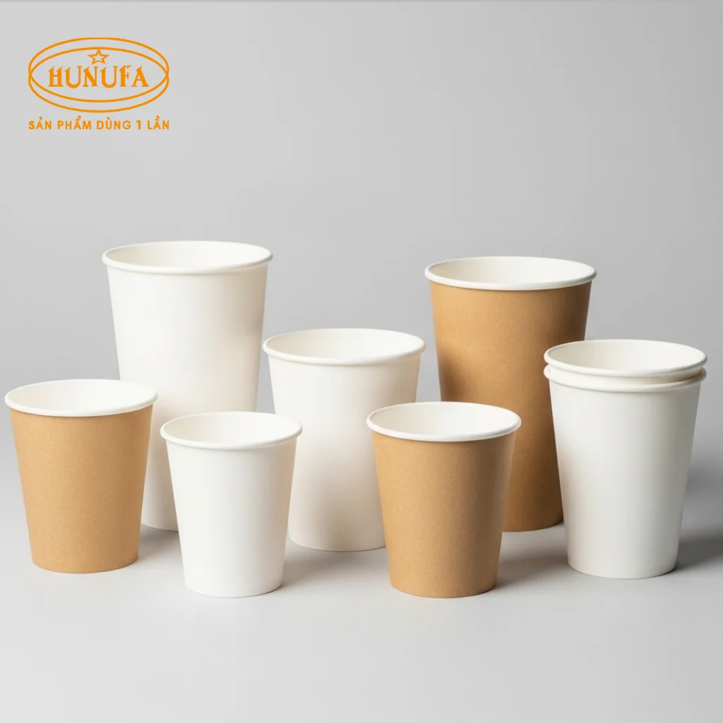 Điểm danh 5 mẫu ly giấy, cốc giấy chất lượng, giá rẻ tại Hunufa