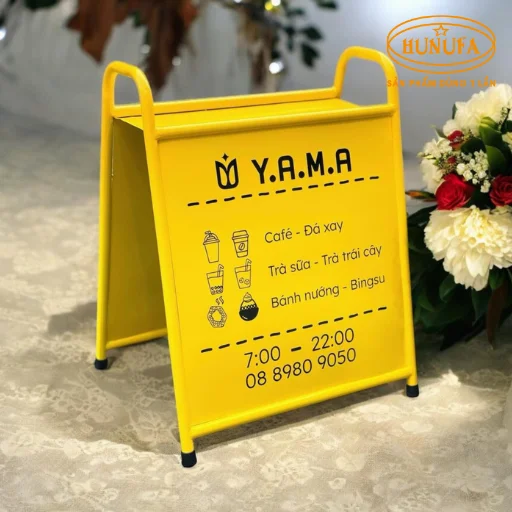 bảng hiệu hình ly cafe