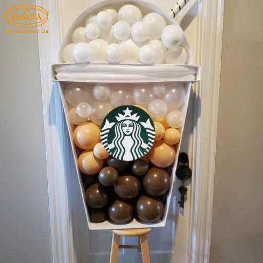 bảng hiệu hình ly trà sữa