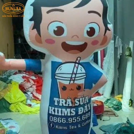 bảng hiệu hình ly trà sữa