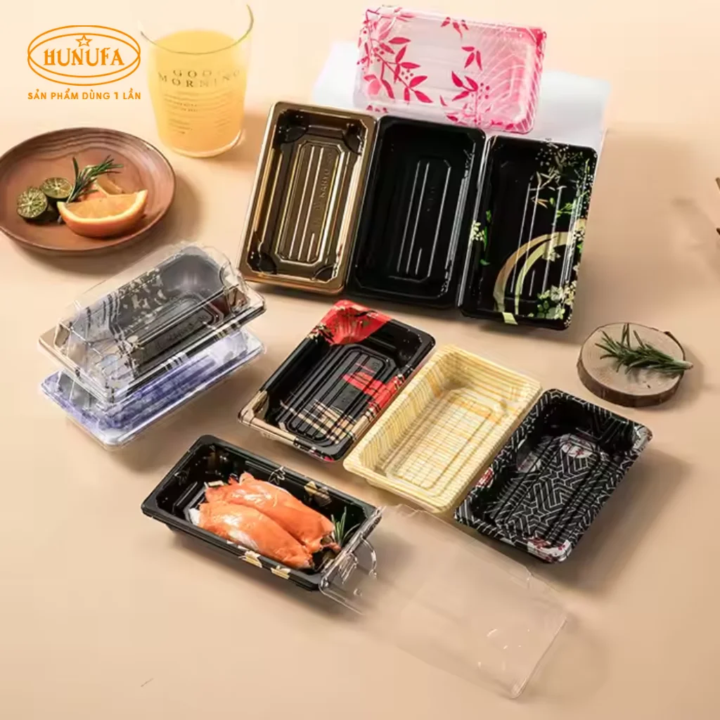 Tổng hợp các mẫu khay đựng sushi đẹp, đa dạng kích thước