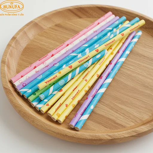 Các mẫu ống hút giấy Vinmart và địa chỉ sản xuất uy tín