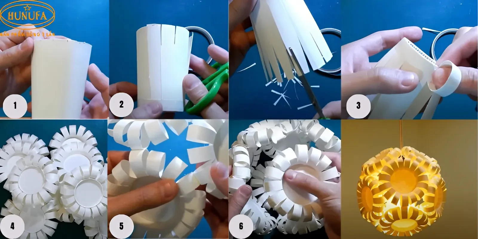 Cách làm đèn Trung thu bằng ly giấy đơn giản sáng tạo tại nhà