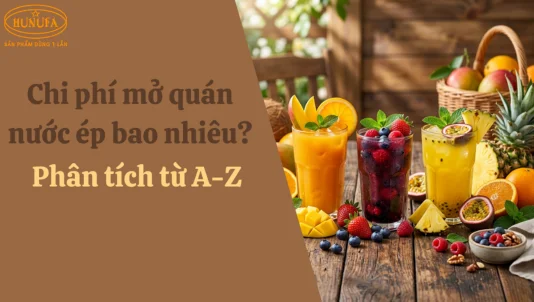 Chi phí mở quán nước ép bao nhiêu? Phân tích chi tiết từ A-Z