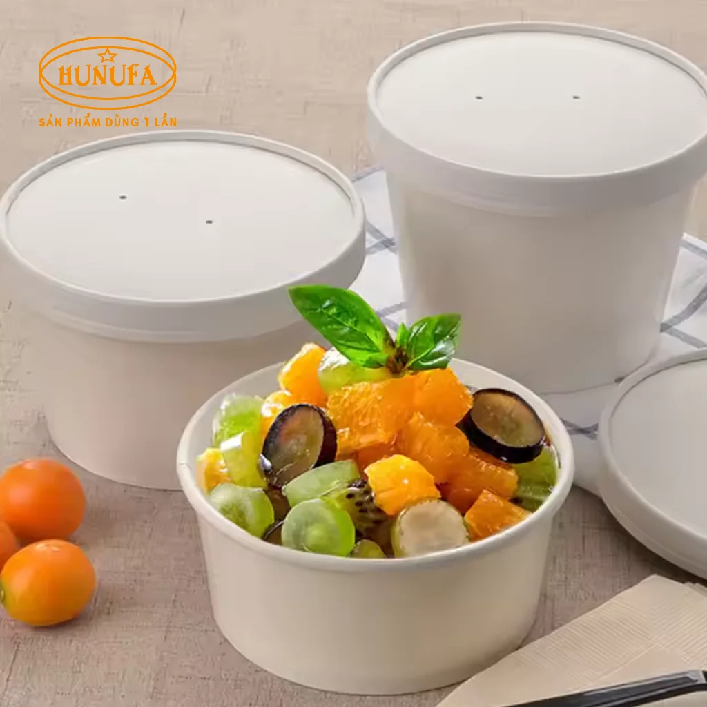 Đơn vị cung cấp tô giấy có nắp TPHCM giá rẻ, giao tận nơi