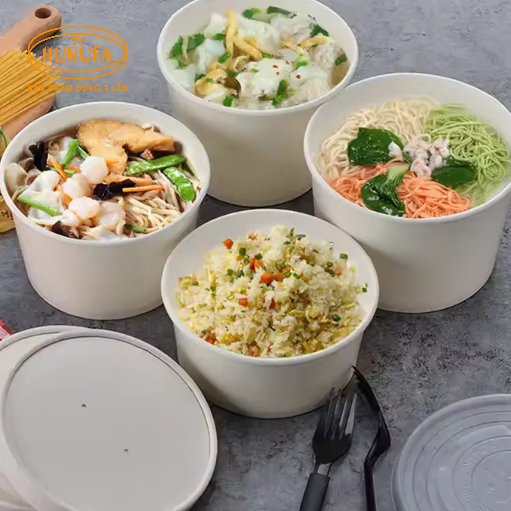 Đơn vị cung cấp tô giấy có nắp TPHCM giá rẻ, giao tận nơi