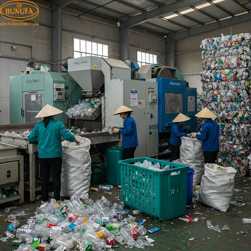Ly nhựa dùng 1 lần có tái chế được không?