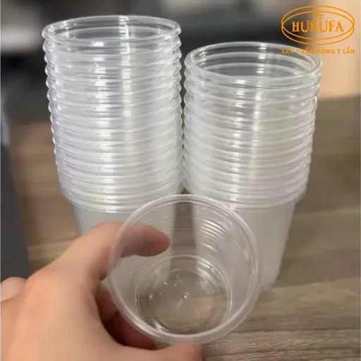 Ly cốc nhựa uống trà đá cỡ nhỏ giá tốt, chất liệu PET, PP an toàn