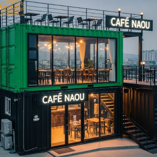 Mô hình quán cafe nhỏ đẹp, mẫu thiết kế 40m2 giá rẻ, trang trí đơn giản