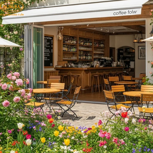 Mô hình quán cafe nhỏ đẹp, mẫu thiết kế 40m2 giá rẻ, trang trí đơn giản