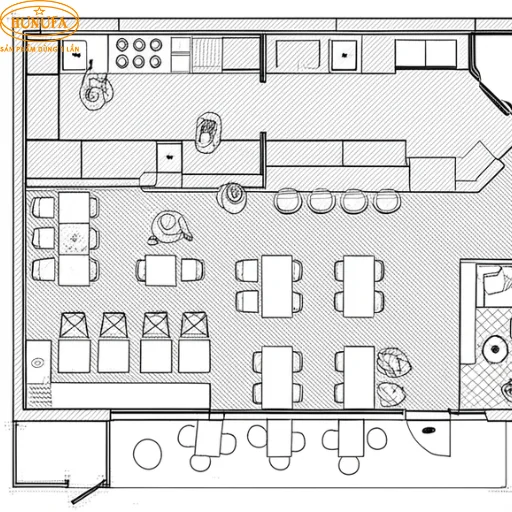 Mô hình quán cafe nhỏ đẹp, mẫu thiết kế 40m2 giá rẻ, trang trí đơn giản