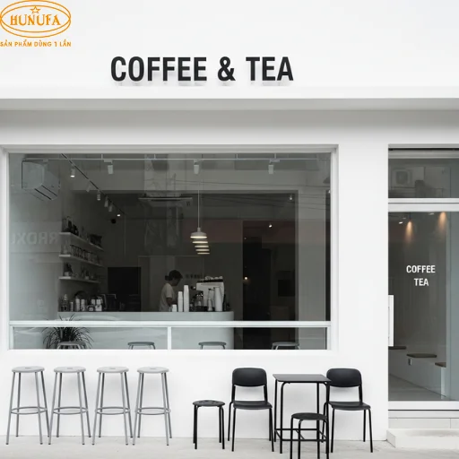 Mô hình quán cafe nhỏ đẹp, mẫu thiết kế 40m2 giá rẻ, trang trí đơn giản