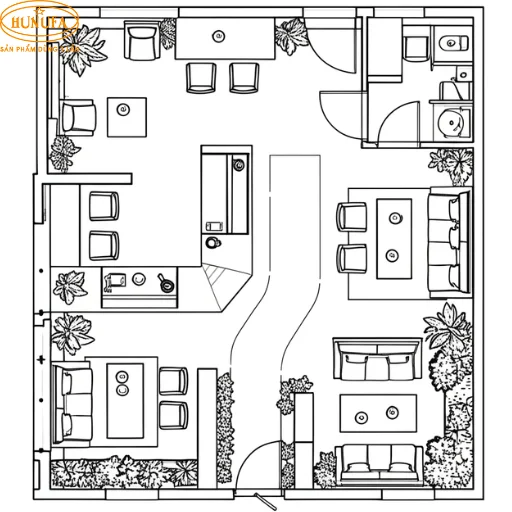 Mô hình quán cafe nhỏ đẹp, mẫu thiết kế 40m2 giá rẻ, trang trí đơn giản