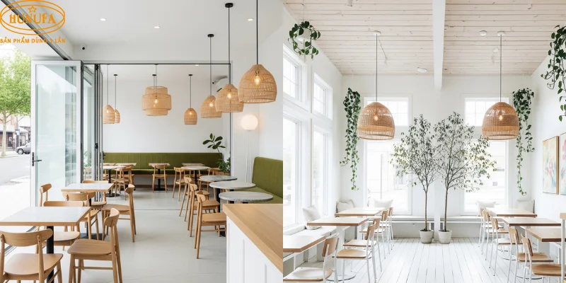 Mô hình quán cafe nhỏ đẹp, mẫu thiết kế 40m2 giá rẻ, trang trí đơn giản