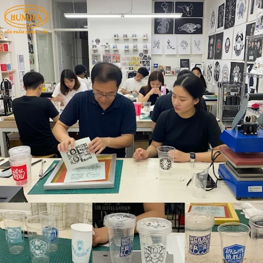 mở xưởng in ly nhựa