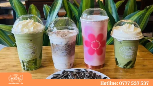 Tổng hợp các size ly Highlands và mẫu ly phổ biến