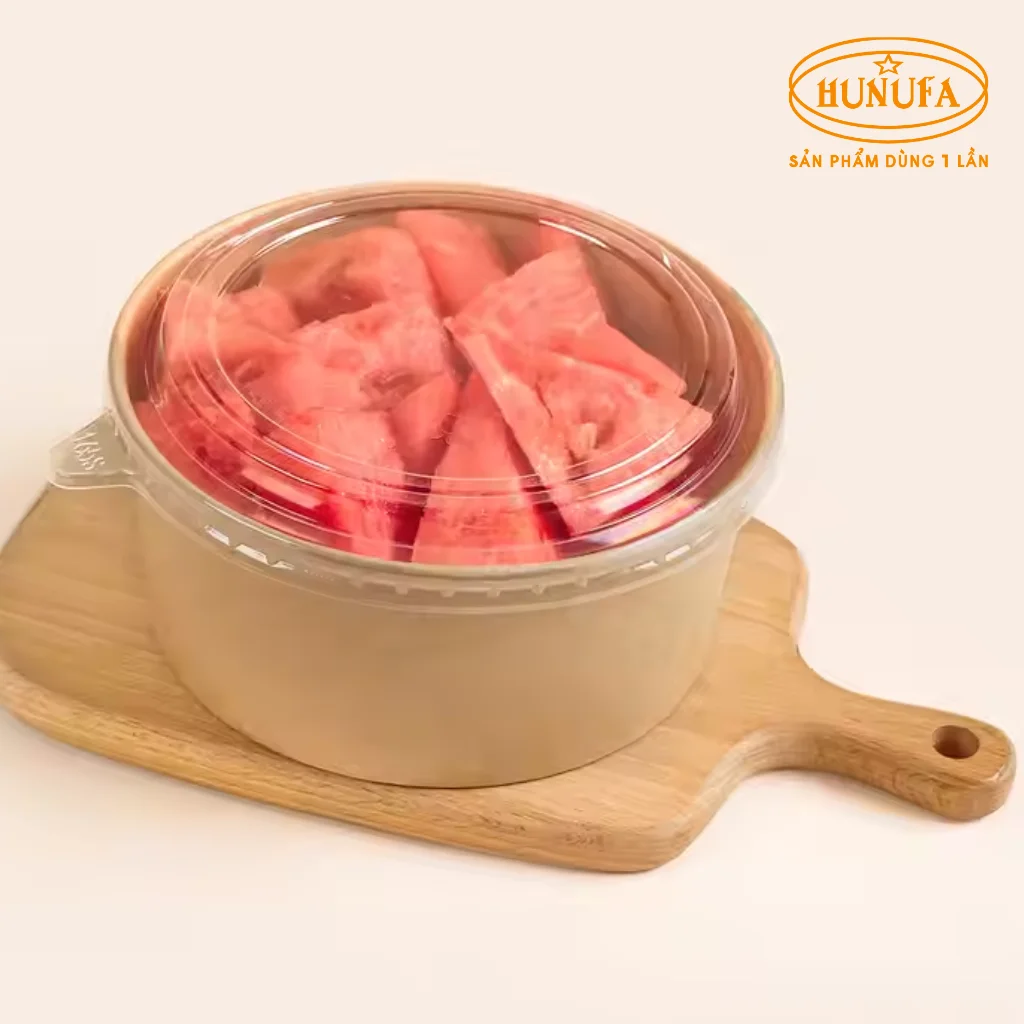 Tô giấy kraft, bát giấy kraft đựng cơm phở đủ loại giá sỉ rẻ