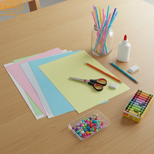 Bộ tranh sáng tạo từ ống hút đẹp, đầy sắc màu