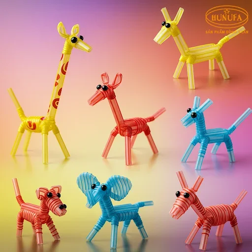 Top 7 cách làm các con vật từ ống hút cực dễ cho bé