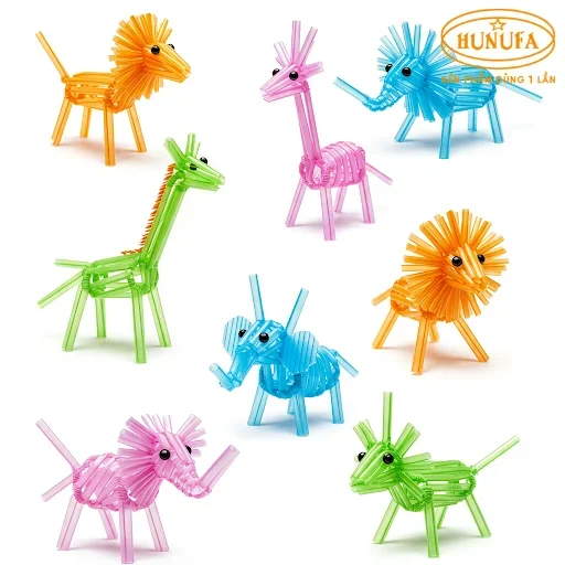 Top 7 cách làm các con vật từ ống hút cực dễ cho bé