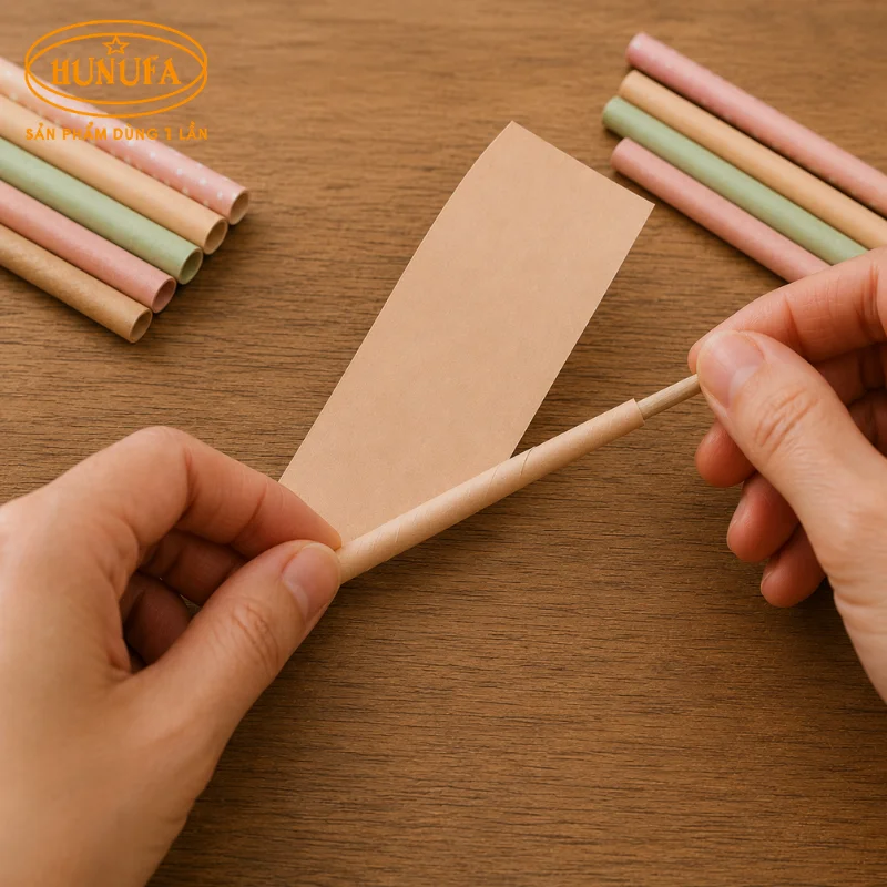 Cách làm ống hút giấy tại nhà đơn giản