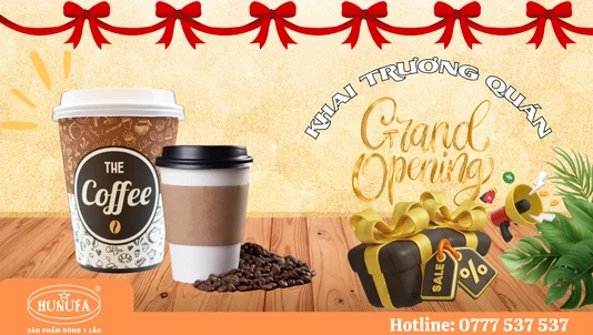 khai trương cà phê