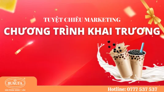 chương trình khai trương quán cafe