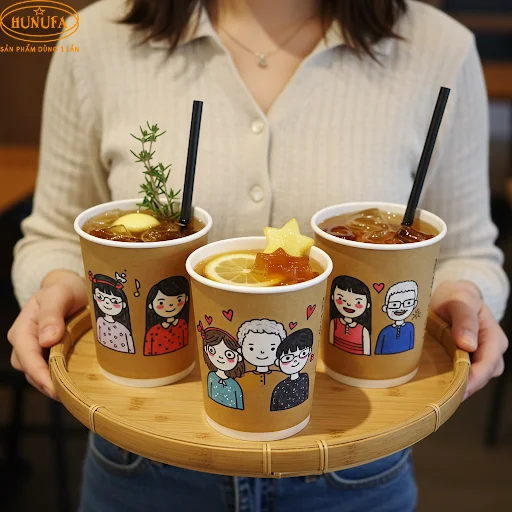 Địa chỉ cung cấp ly giấy, in ly giấy tại quận Bình Tân giá tốt