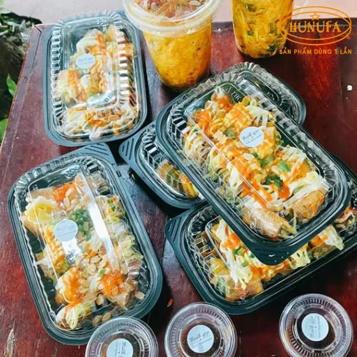 Tổng hợp mẫu hộp đựng bánh tráng trộn được ưa chuộng nhất