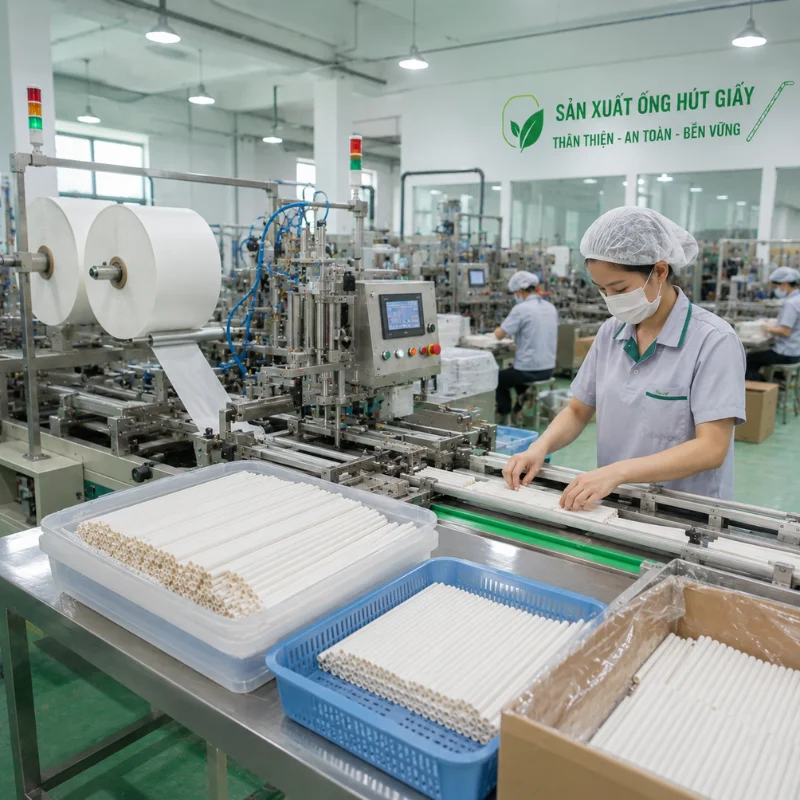 10+ Nơi sản xuất và cung cấp ống hút giấy TP.HCM giá sỉ, uy tín