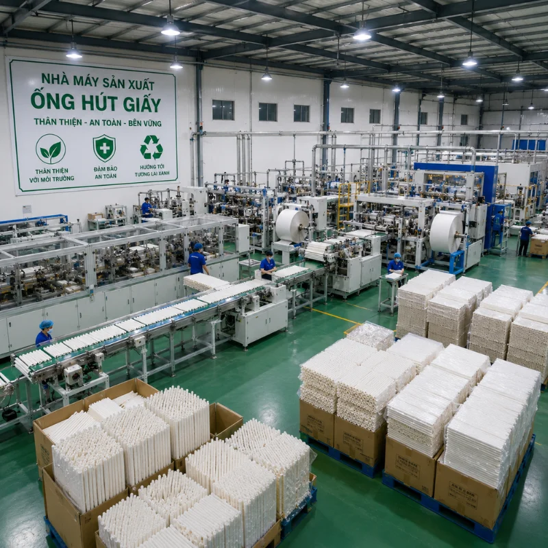 10+ Nơi sản xuất và cung cấp ống hút giấy TP.HCM giá sỉ, uy tín