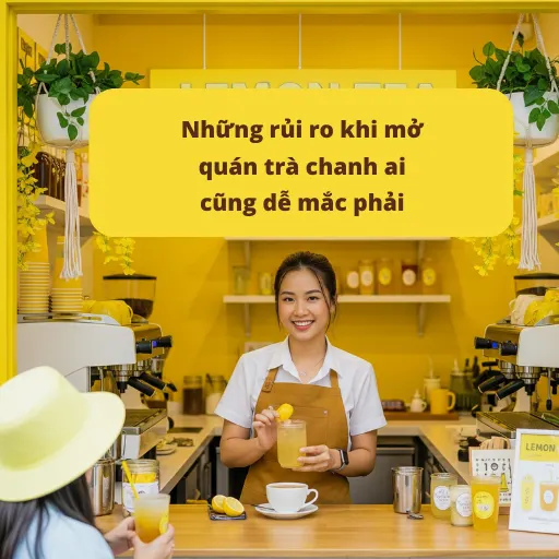 Những rủi ro khi mở quán trà chanh ai cũng dễ mắc phải