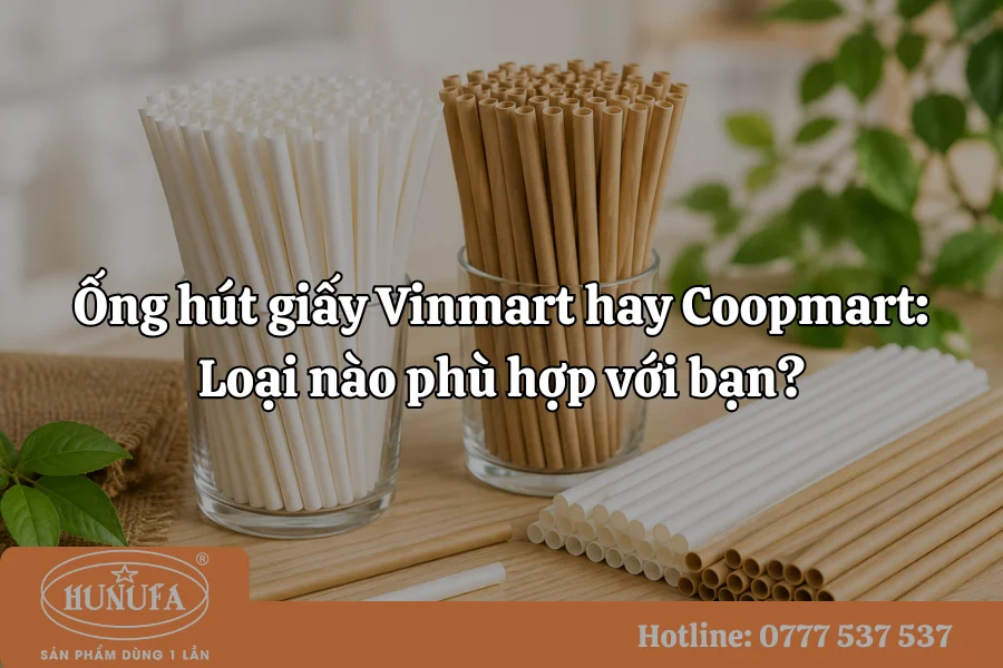 Ống hút giấy Vinmart hay Coopmart: Loại nào phù hợp với bạn?