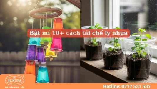 Bật mí 10 cách tái chế ly nhựa đầy sáng tạo, dễ làm tại nhà