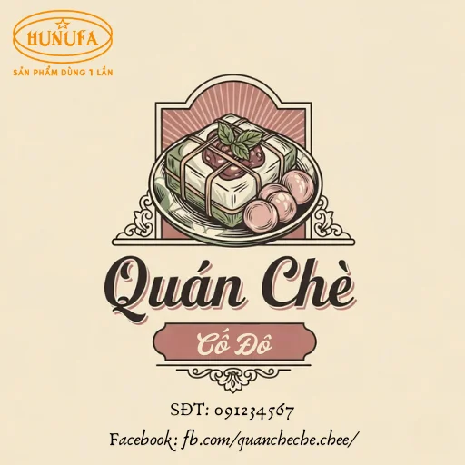 Logo quán chè đẹp