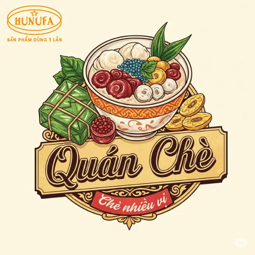 Logo quán chè đẹp