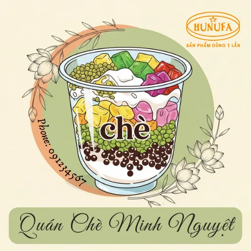 Logo quán chè đẹp