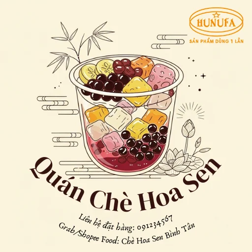 Logo quán chè đẹp