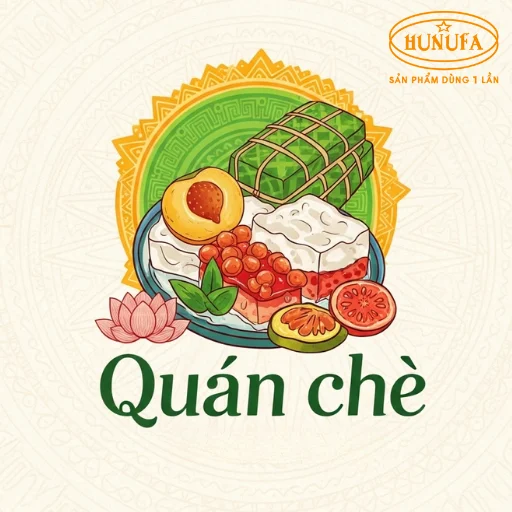 Logo quán chè đẹp