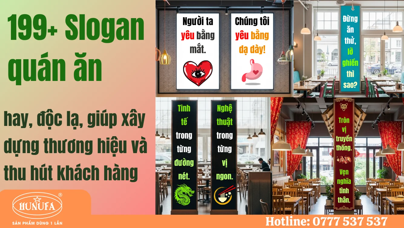 Slogan quán ăn