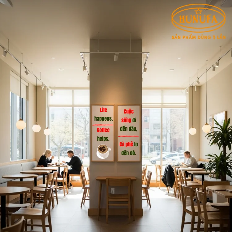 Slogan quán cafe