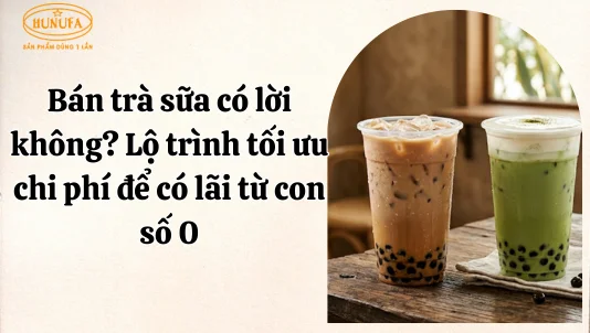 Bán trà sữa có lời không? Lộ trình tối ưu chi phí để có lãi từ con số 0